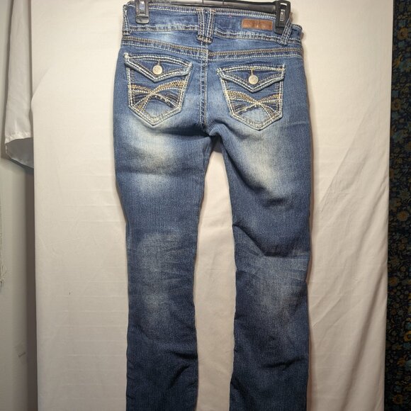 Y2K Wallflower Low Rise Flare Jeans Size 1 - Picture 9 of 16